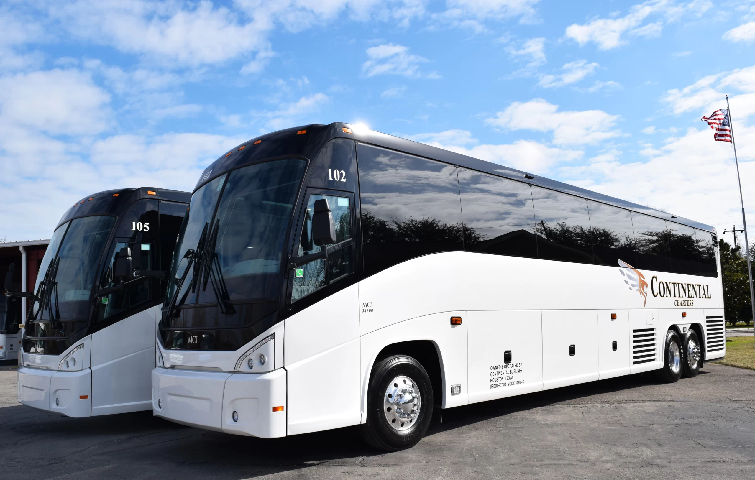 Continental Buslines premium motor coach