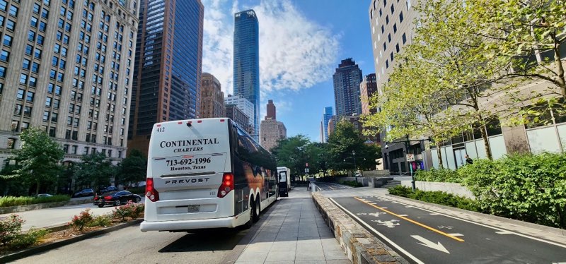 Private group charter bus for weddings and events