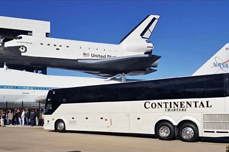 Academic excursion charter bus for school groups