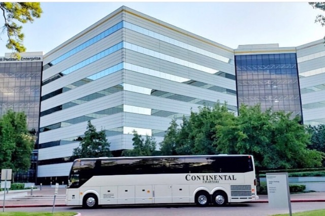 Corporate charter bus service