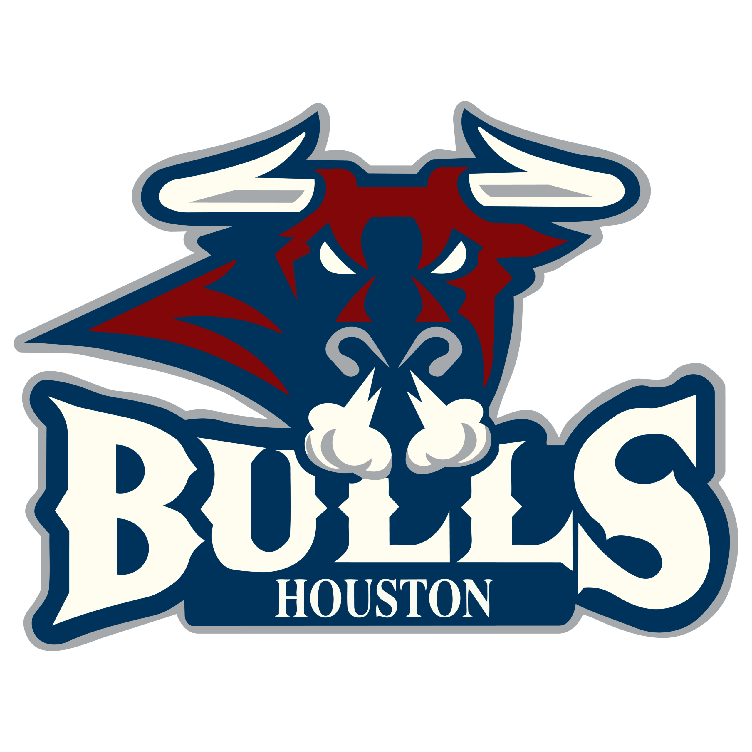 Houston Bulls NAHL hockey logo — official Continental Buslines partner