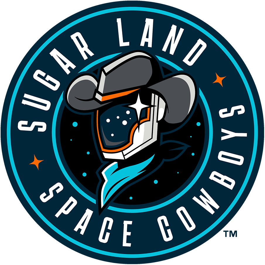 Sugar Land Space Cowboys logo — official Continental Buslines partner